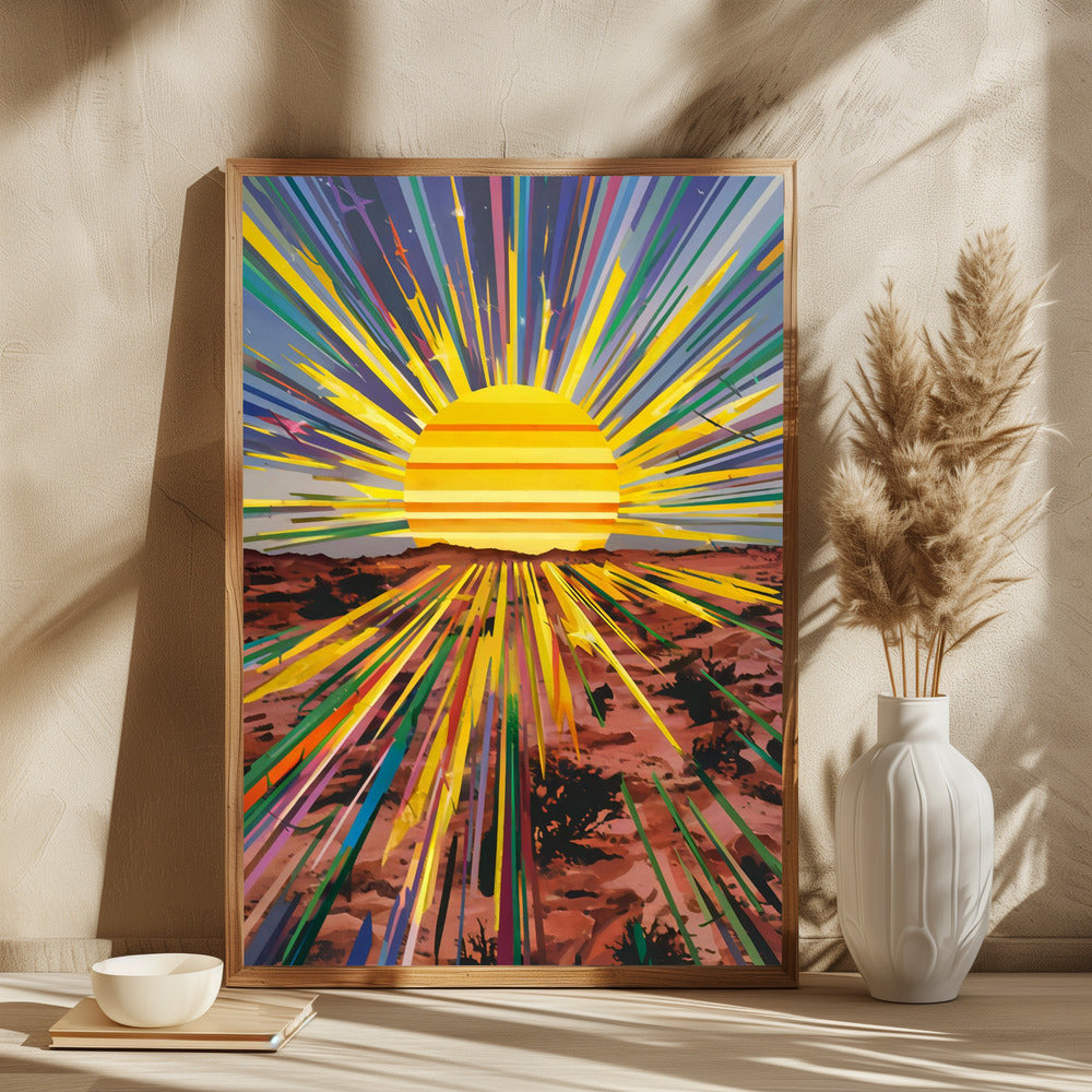 Sunrise In the Desert - plakatstore