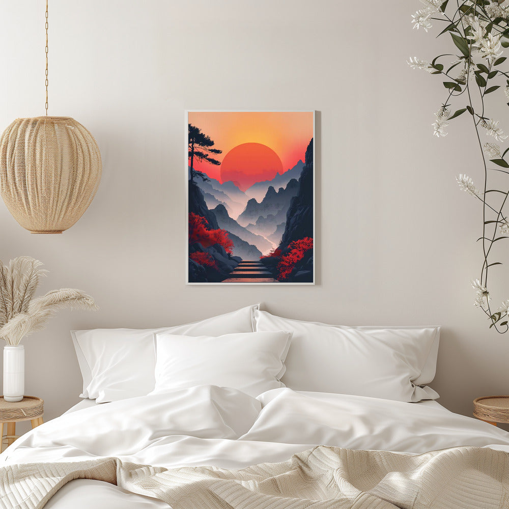 Sunset In the Mountains - plakatstore