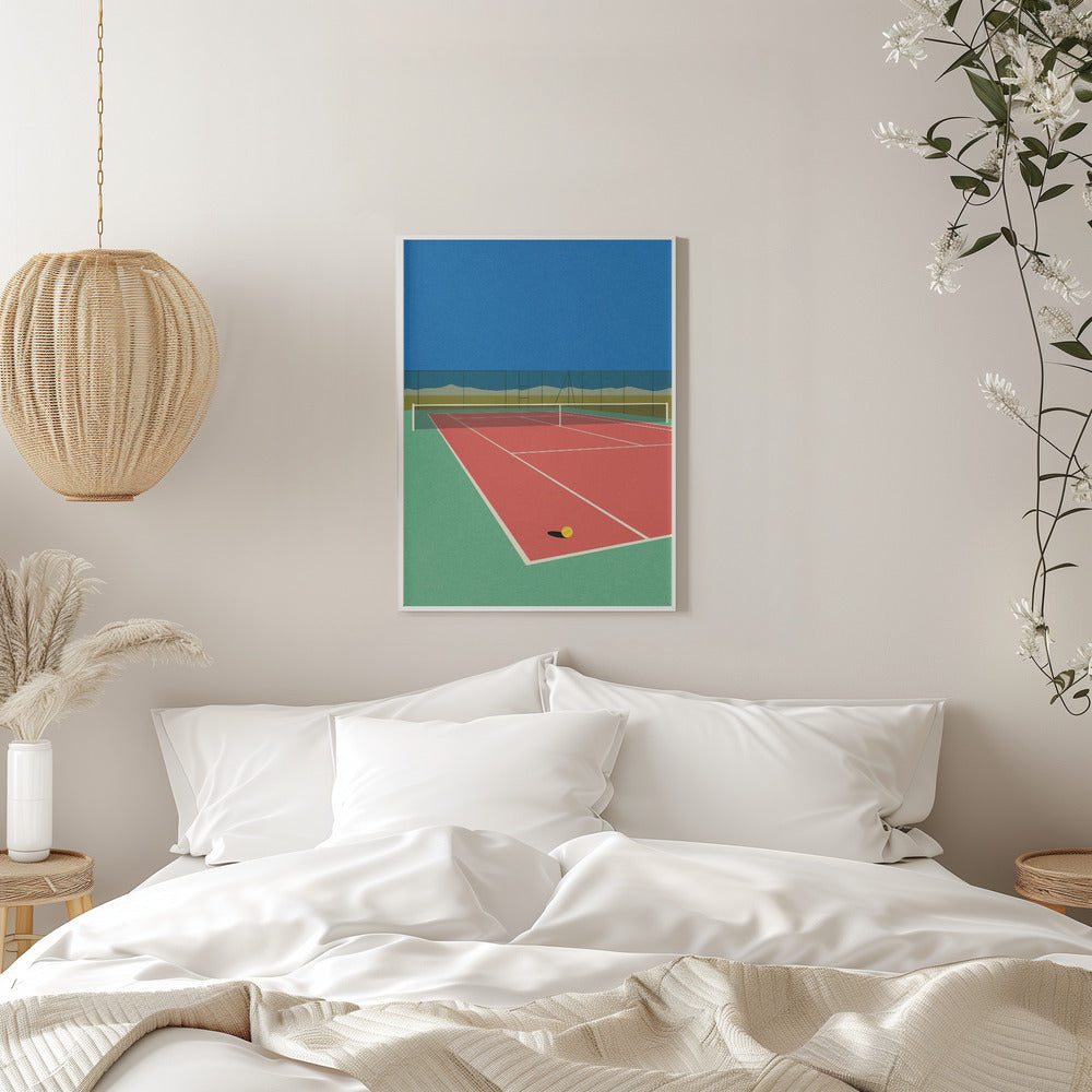 Tennis Court In the Desert - plakatstore