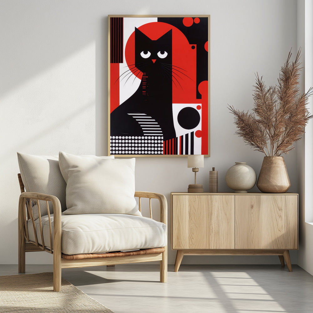 The Abstract Cat - plakatstore