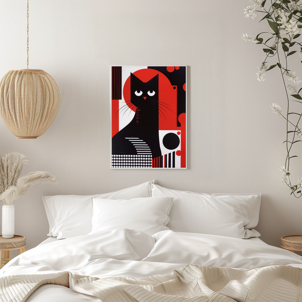 The Abstract Cat - plakatstore