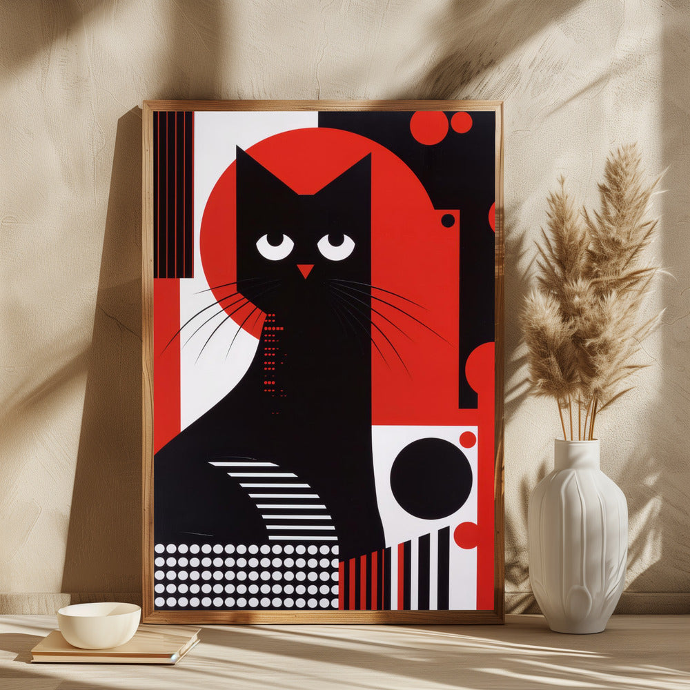 The Abstract Cat - plakatstore