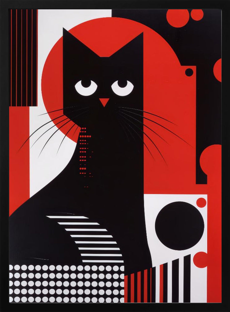 The Abstract Cat - plakatstore