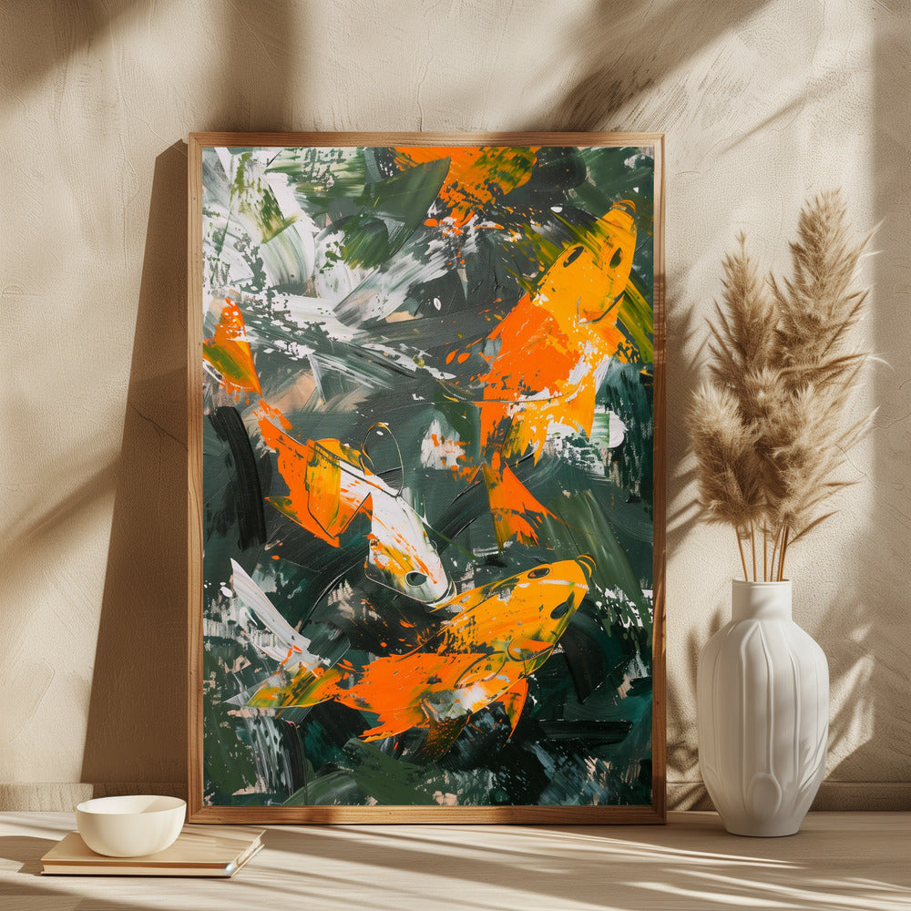 The Abstract Fishes - plakatstore