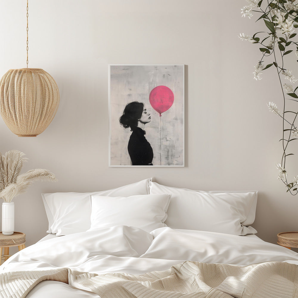 The Girl With the Pink Balloon - plakatstore