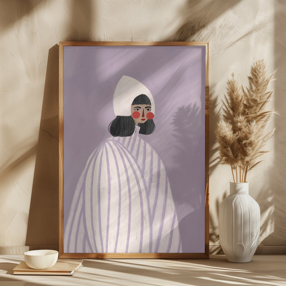 The Woman With the White Hat - plakatstore