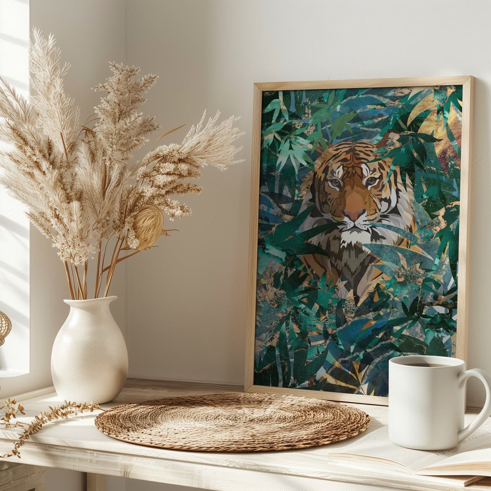 Tiger in the jungle 2 - plakatstore