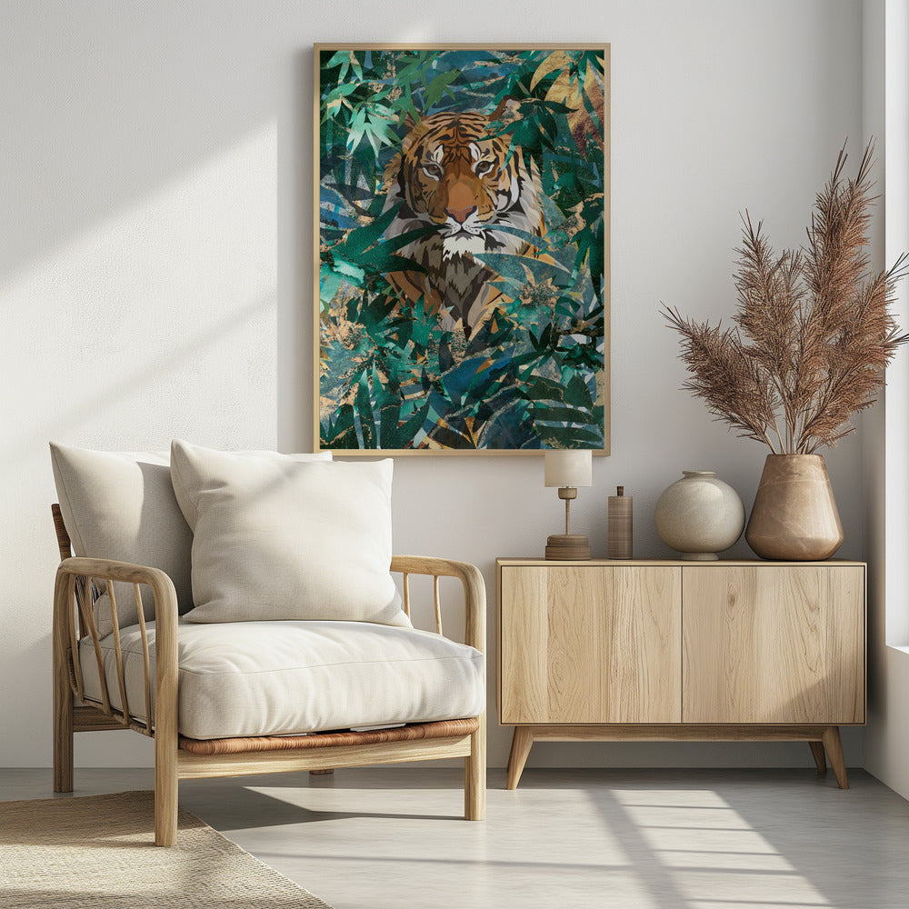 Tiger in the jungle 2 - plakatstore