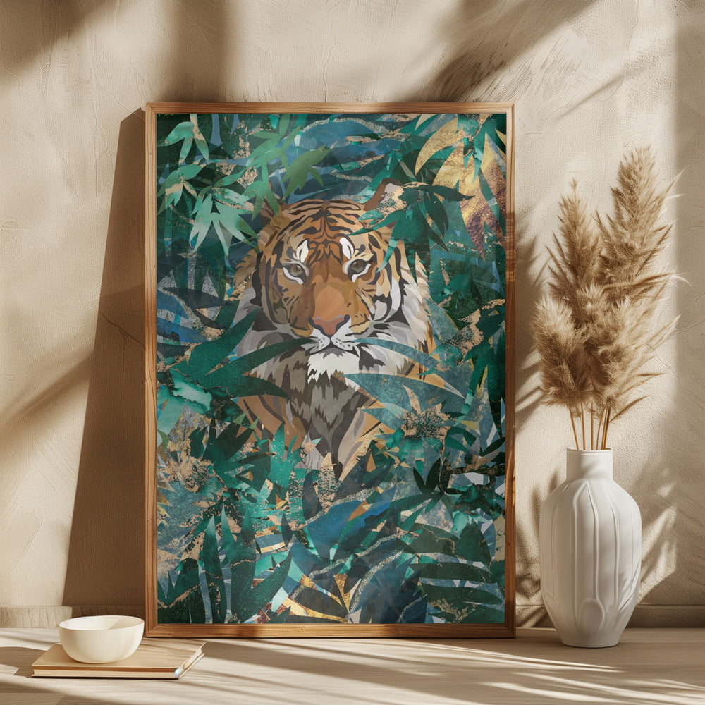 Tiger in the jungle 2 - plakatstore