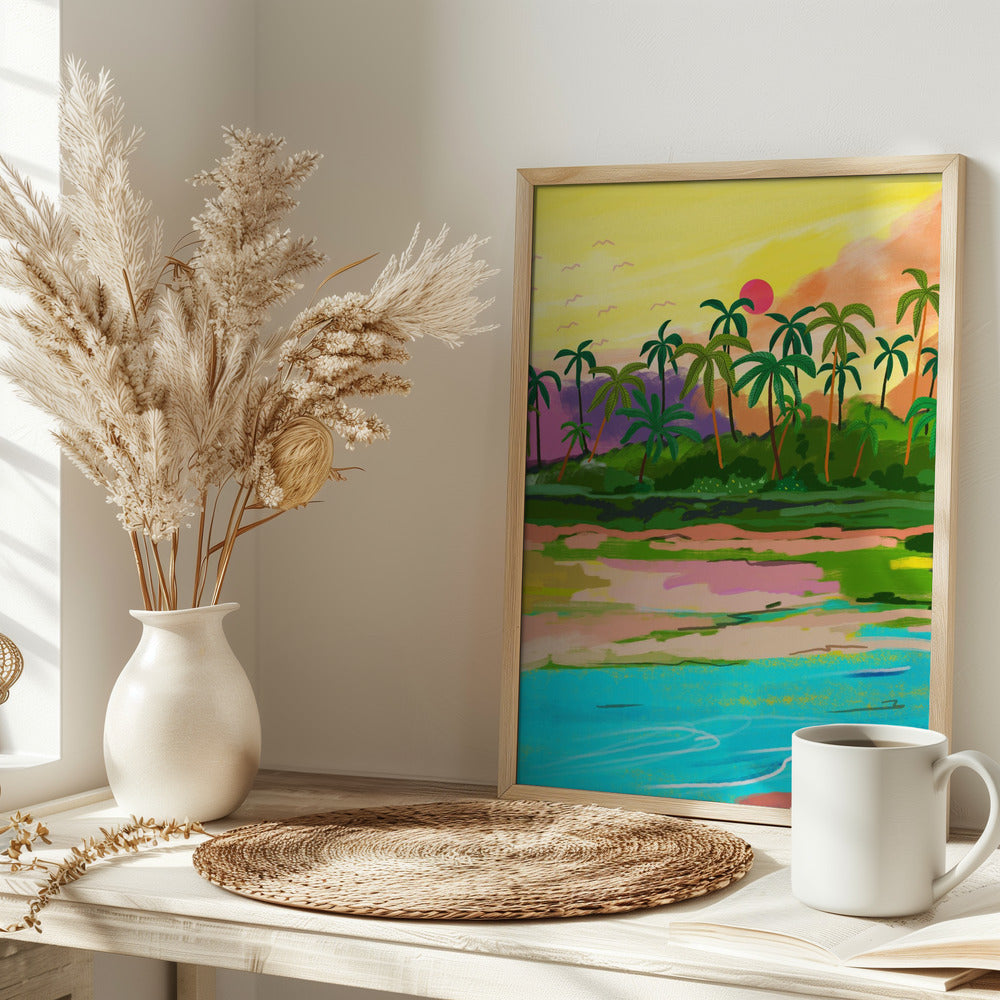 Tropical Backwaters of Kerala - plakatstore