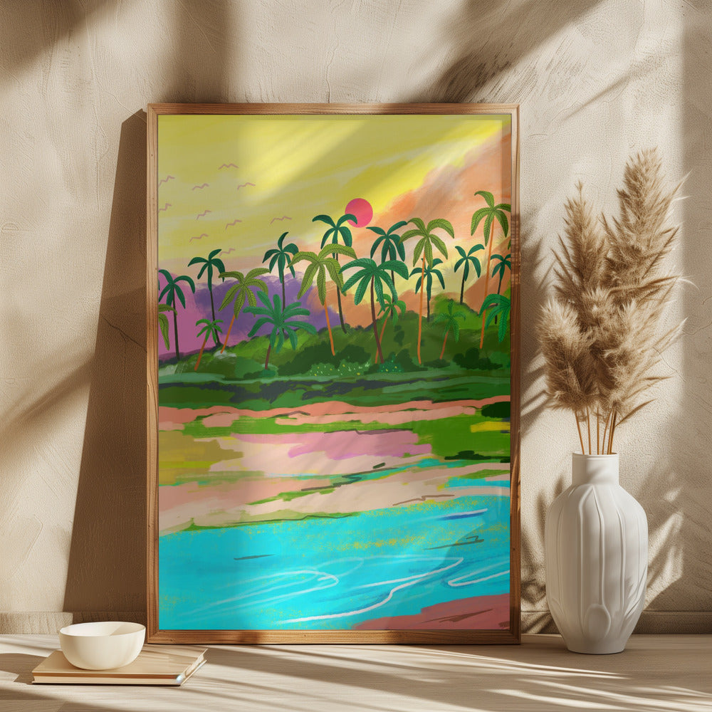 Tropical Backwaters of Kerala - plakatstore