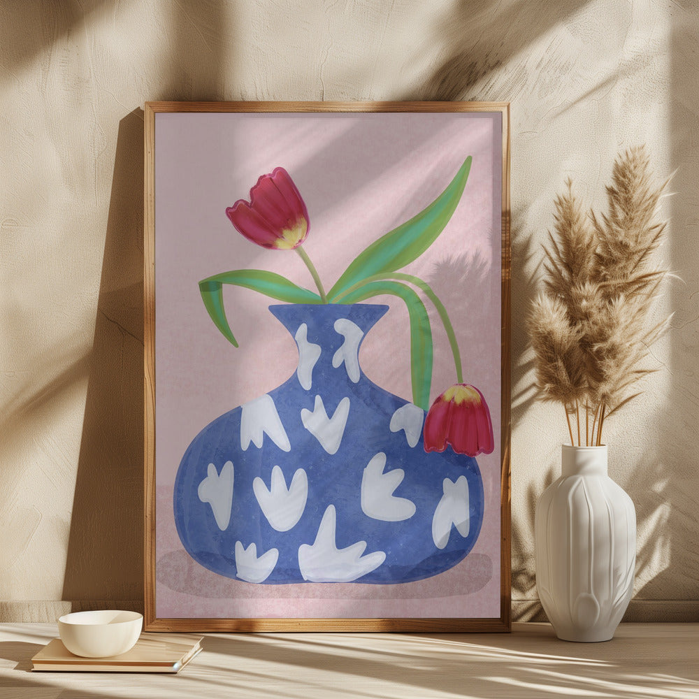 Tulpe in vase - plakatstore