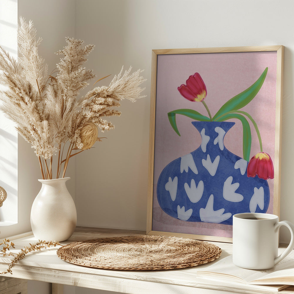 Tulpe in vase - plakatstore