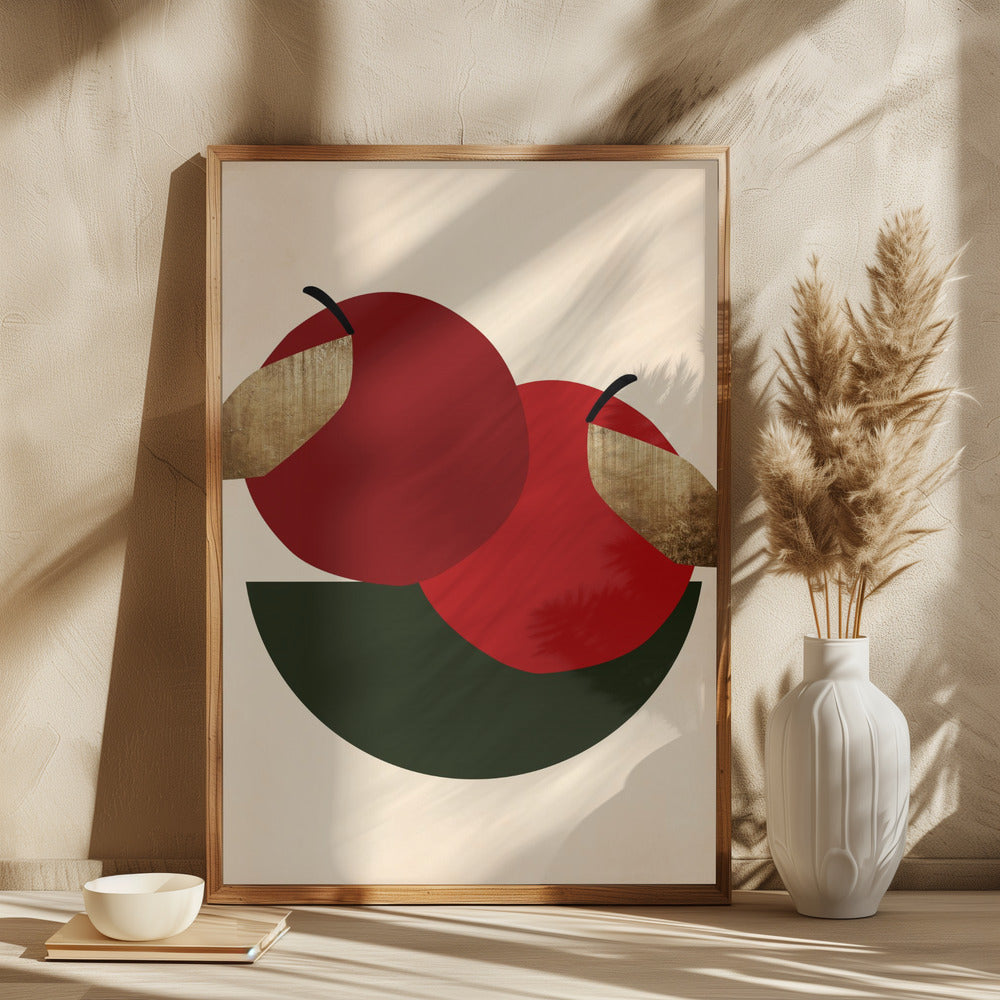 Two Red Apples - plakatstore