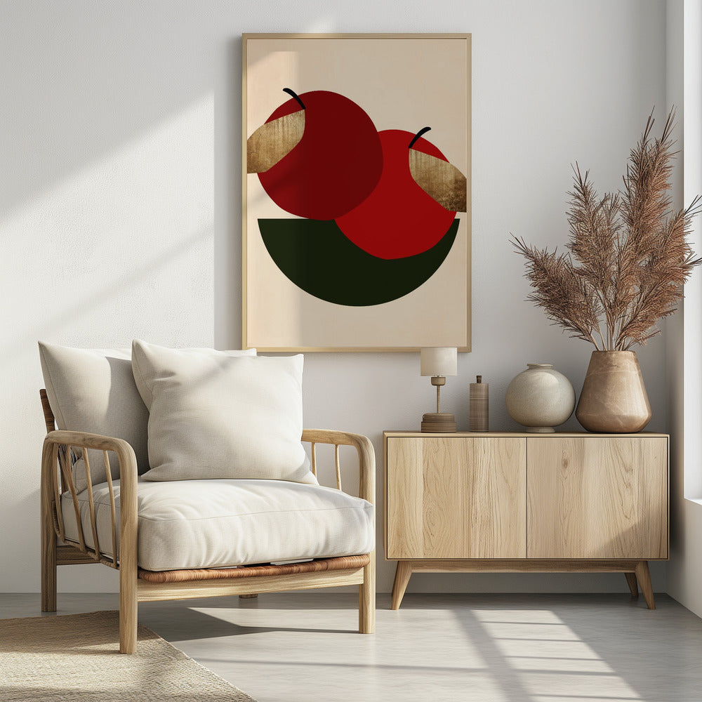 Two Red Apples - plakatstore