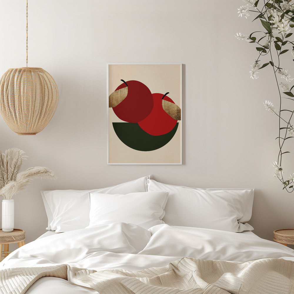 Two Red Apples - plakatstore