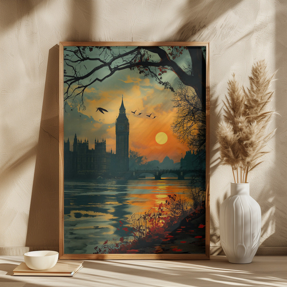 View from the Thames - plakatstore