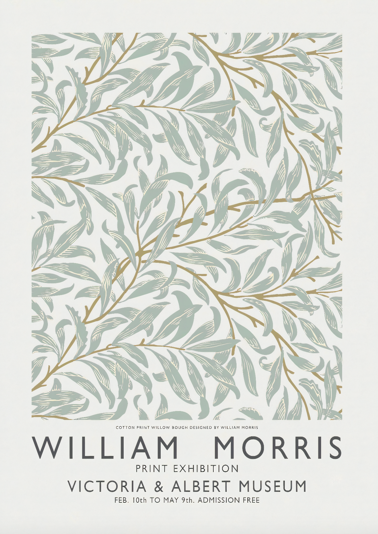 William Morris Vintage Plakat