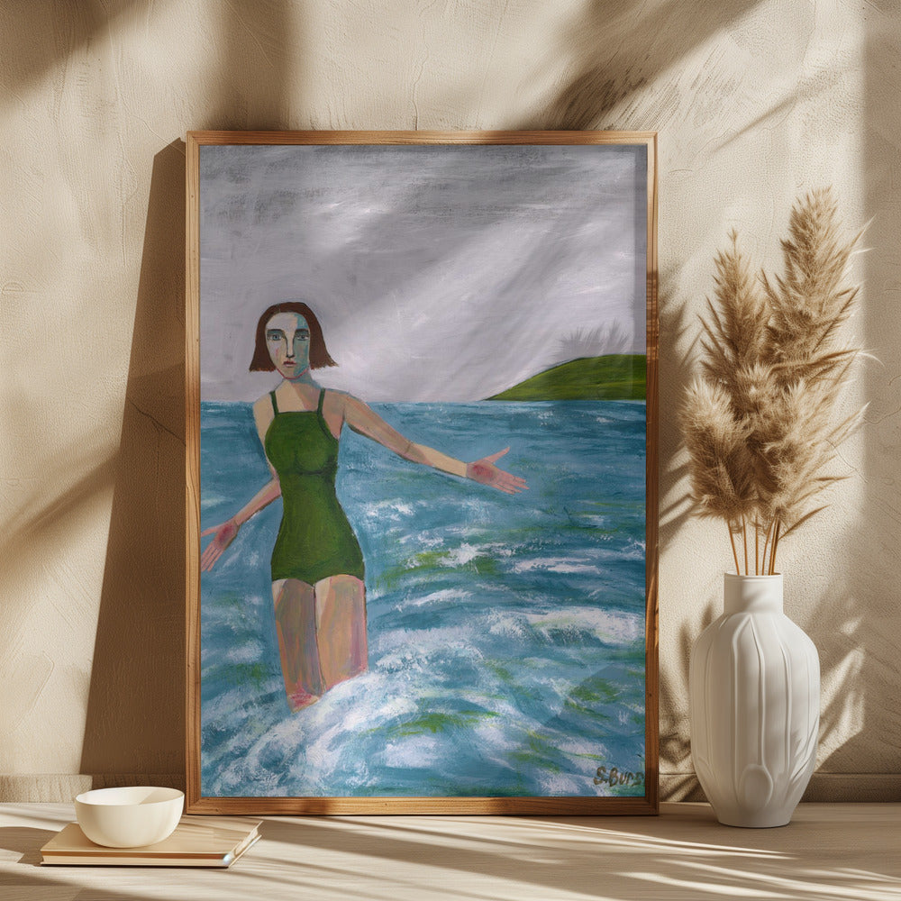 Woman by the sea - plakatstore