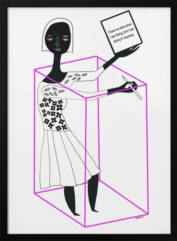 Woman In A Box - plakatstore