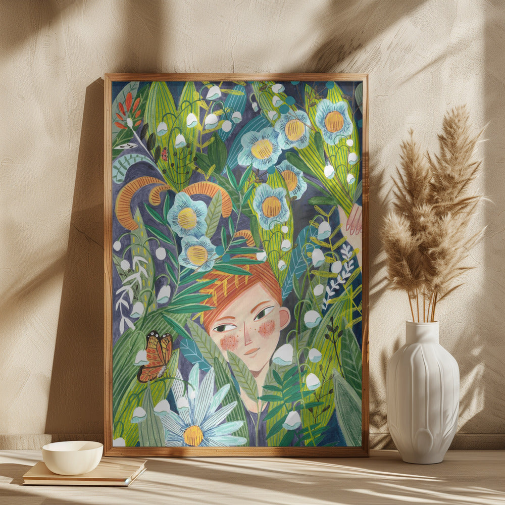 Woman in nature - plakatstore