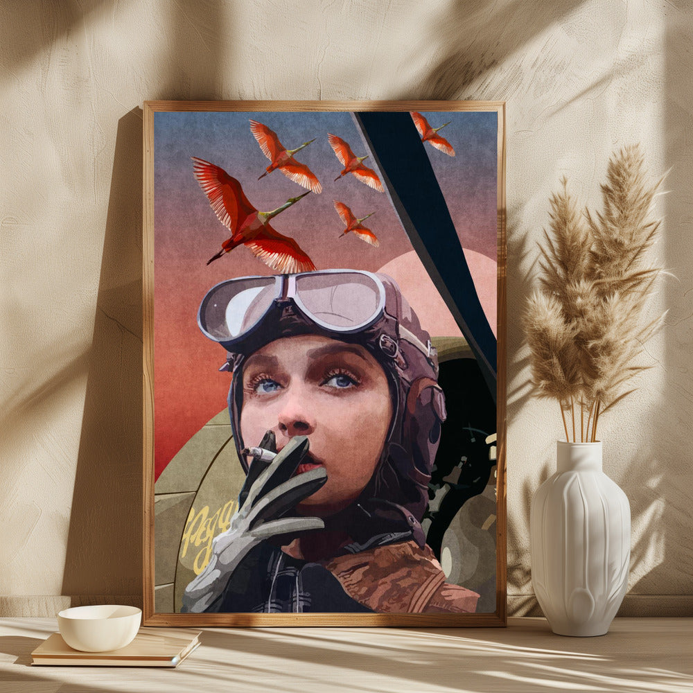 Woman Pilot - plakatstore