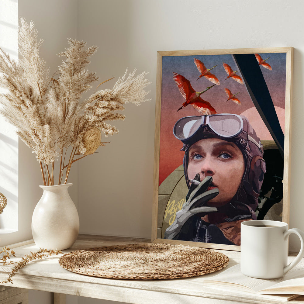 Woman Pilot - plakatstore