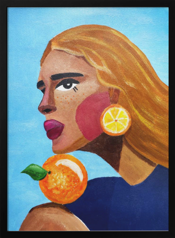 Woman With Orange