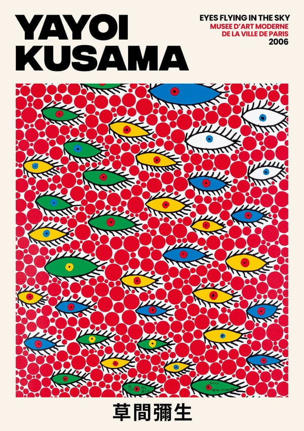 Yayoi Kusama - Eyes Flying in The Sky