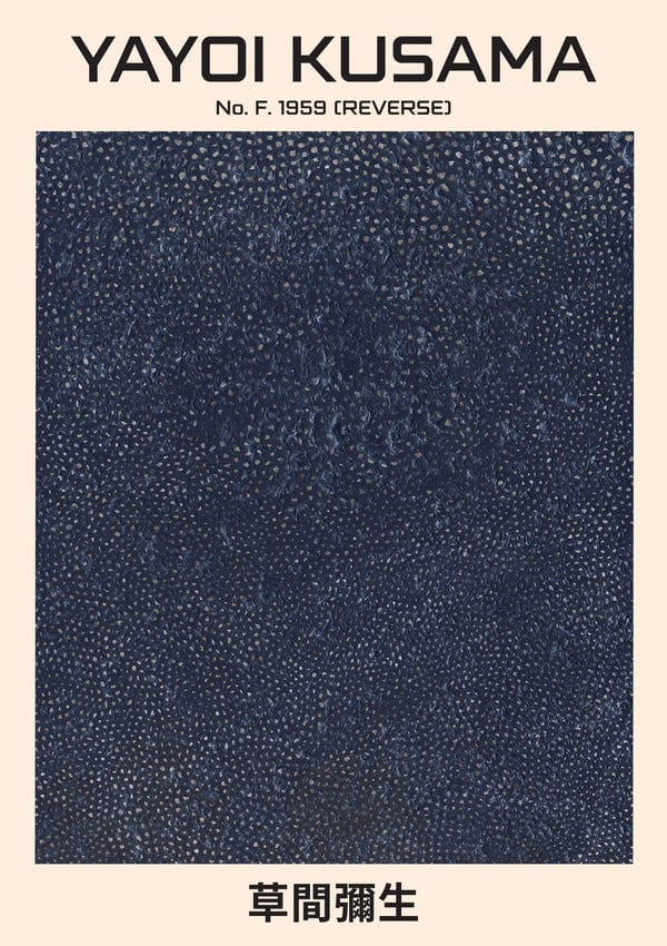 Yayoi Kusama No. F. 1959 Reverse