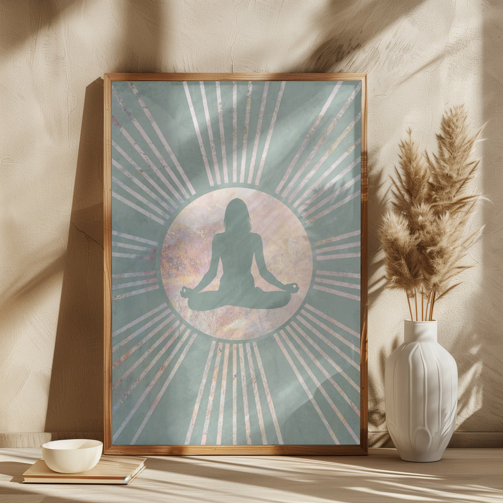 Yoga Boho Sun Green 5 - plakatstore