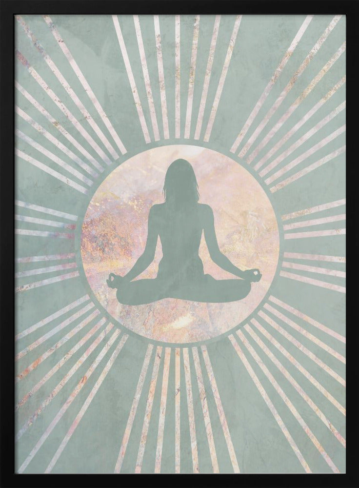 Yoga Boho Sun Green 5 - plakatstore