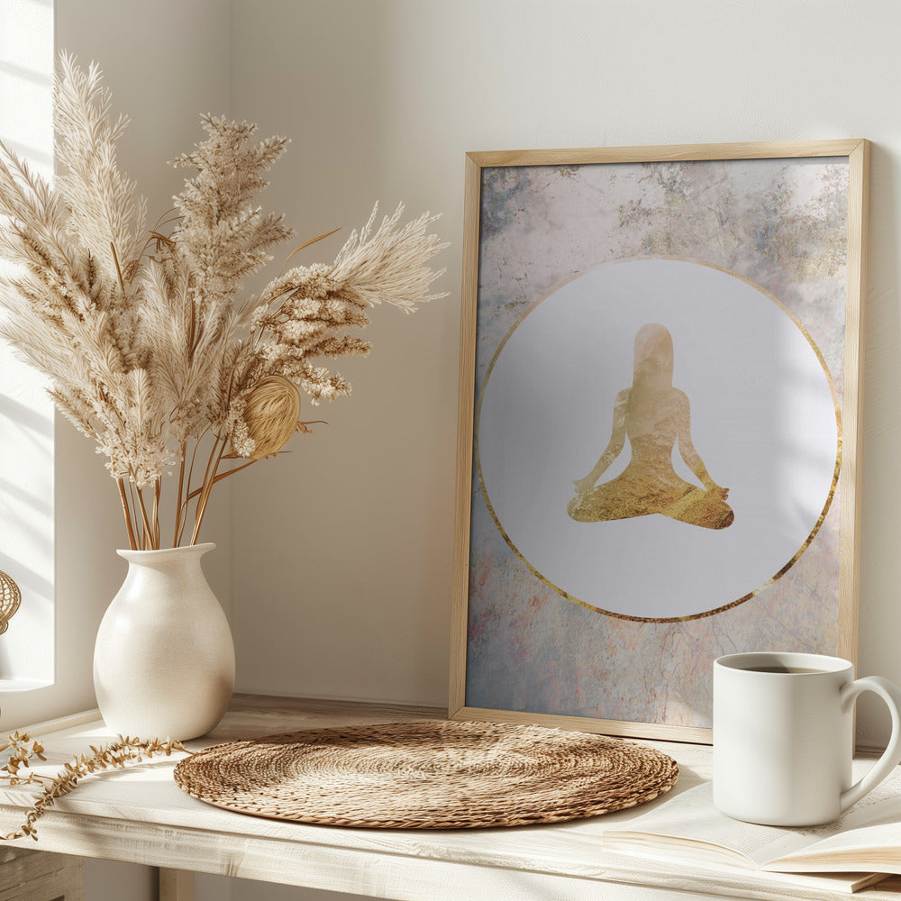 yoga gold marble 2 - plakatstore