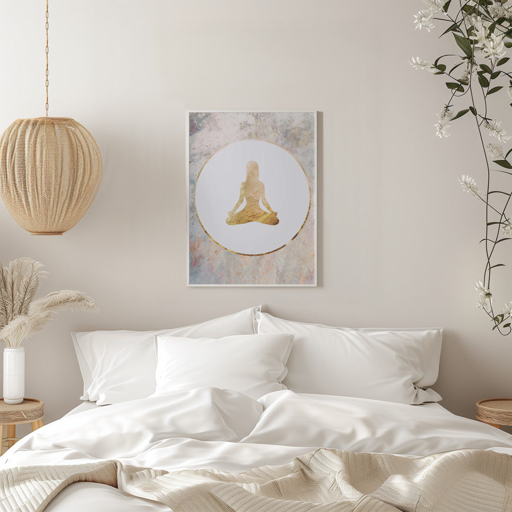 yoga gold marble 2 - plakatstore