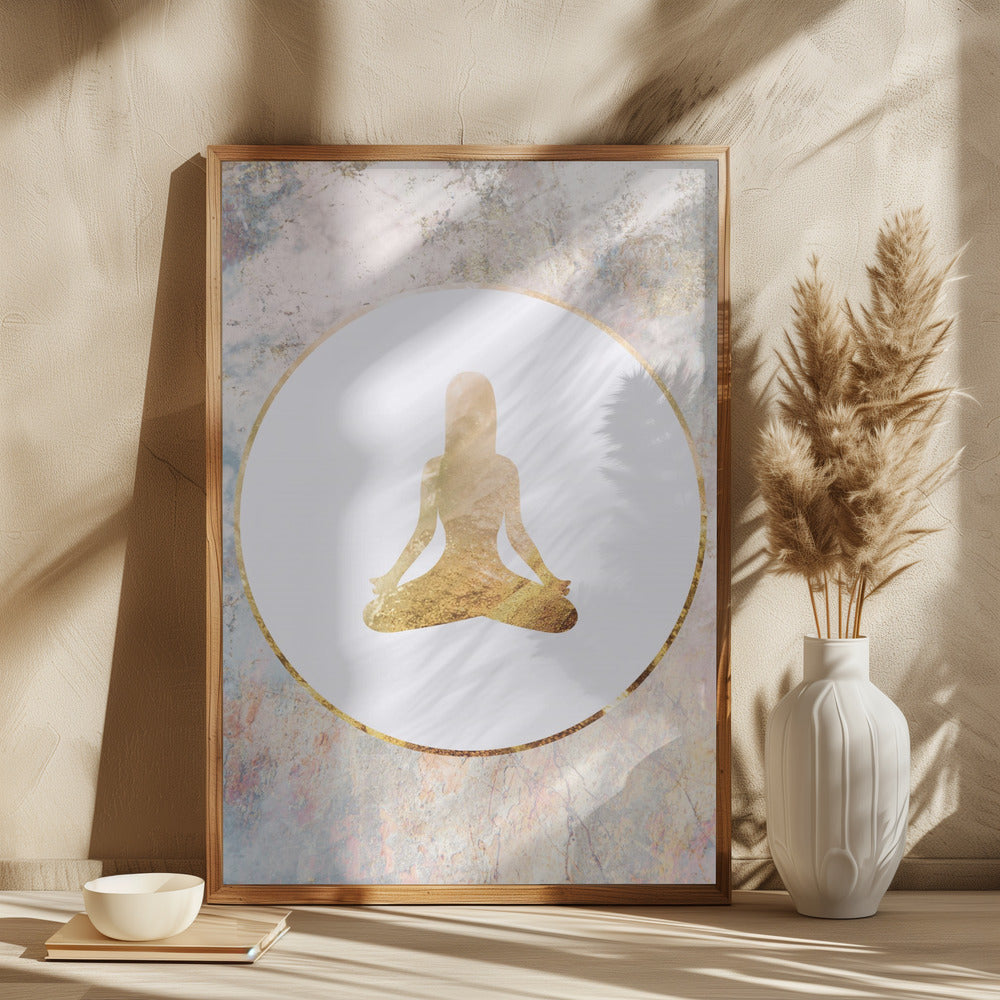 yoga gold marble 2 - plakatstore