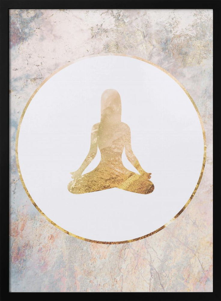 yoga gold marble 2 - plakatstore