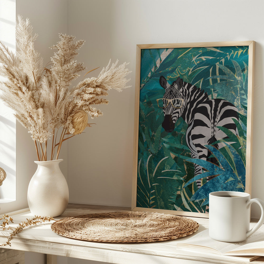 Zebra in the jungle 2 - plakatstore