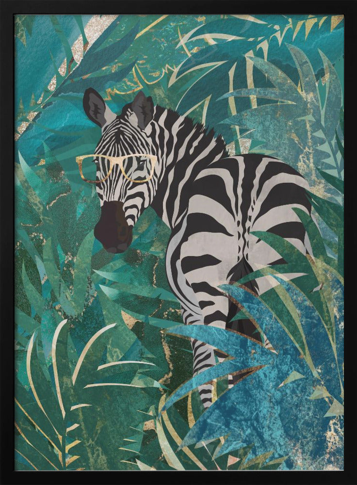 Zebra in the jungle 2 - plakatstore