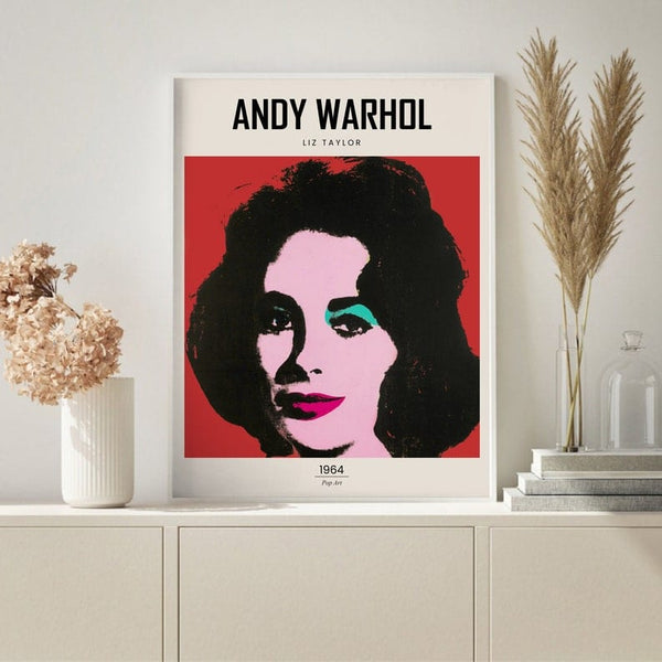 Andy Warhol Liz Taylor Plakat