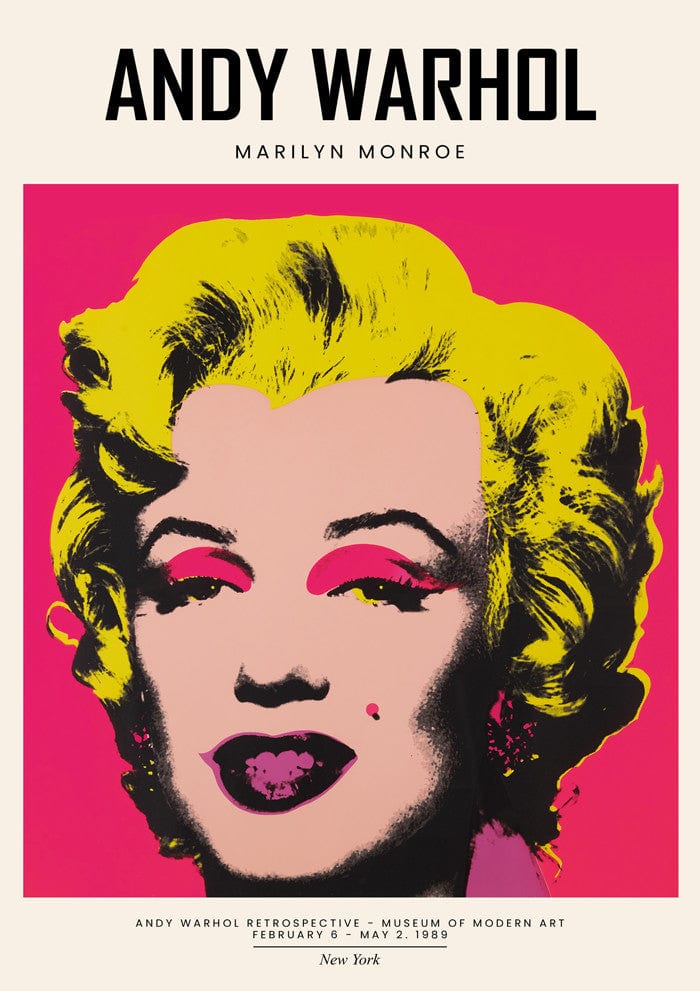 Andy Warhol Marilyn Monroe Plakat - plakatstore