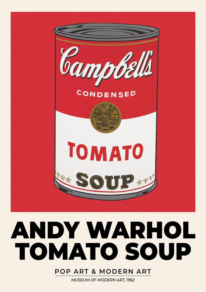 Andy Warhols Tomato Soup Plakat - plakatstore