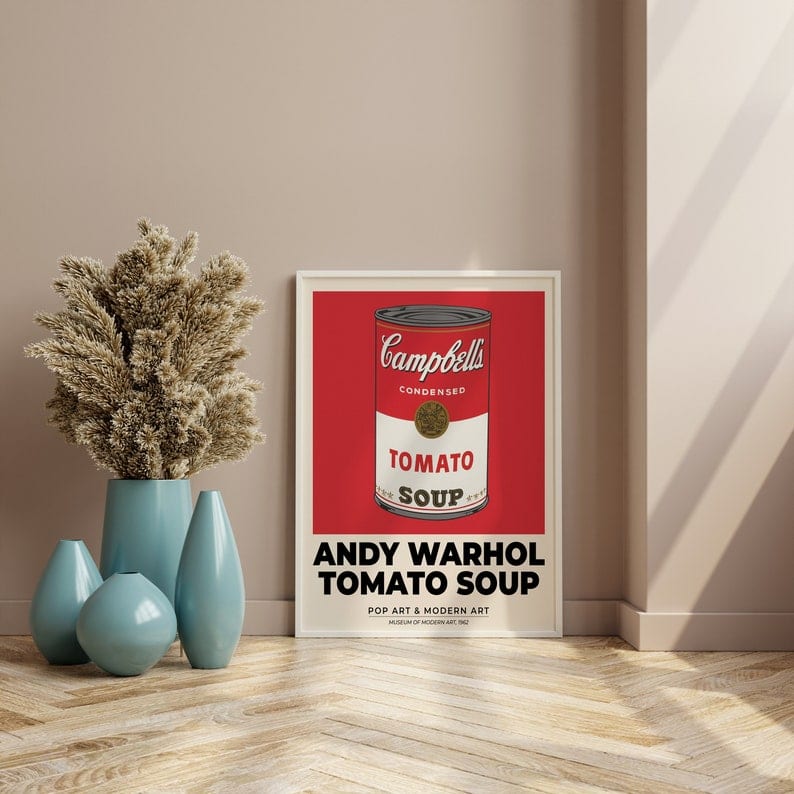Andy Warhols Tomato Soup Plakat - plakatstore