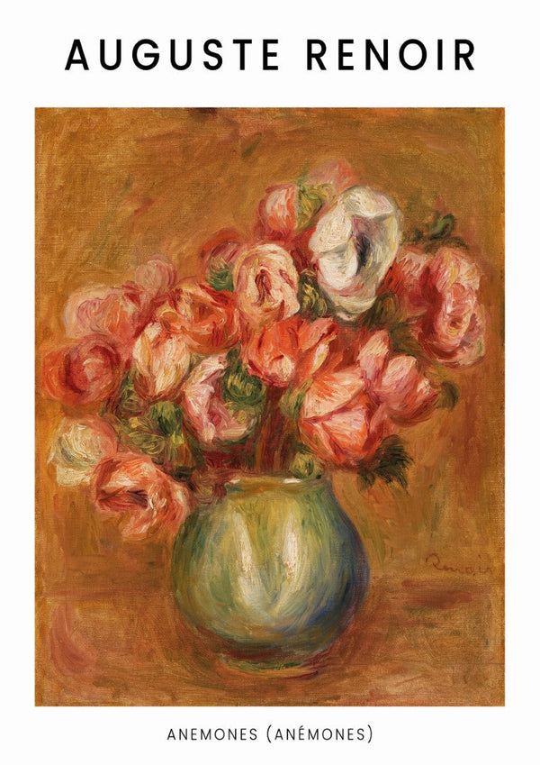 Auguste Renoir Anemones Plakat