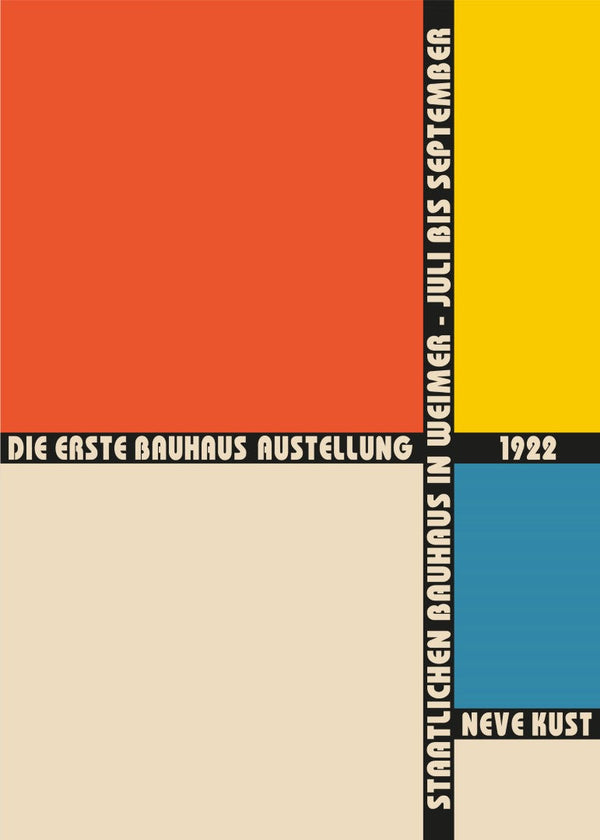 Bauhaus 1922 Plakat