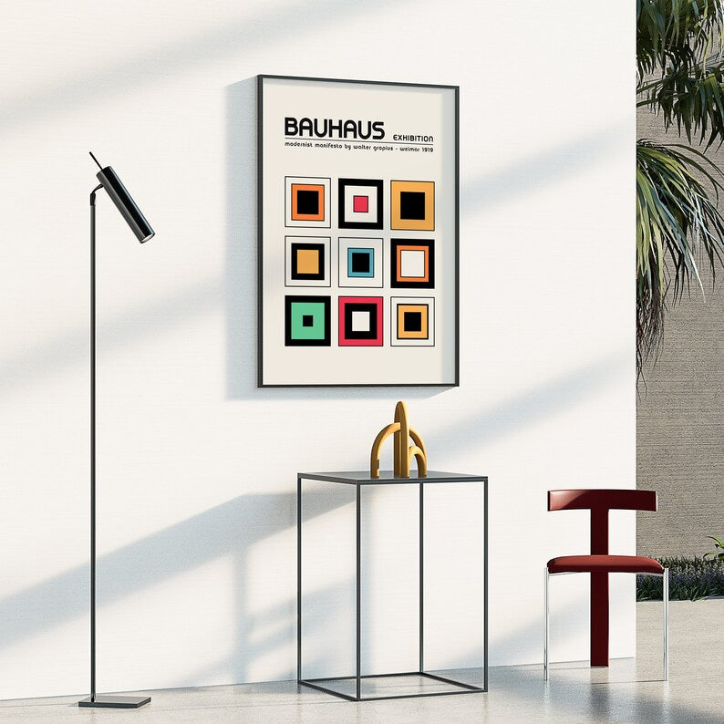 Bauhaus Manifesto Plakat - plakatstore