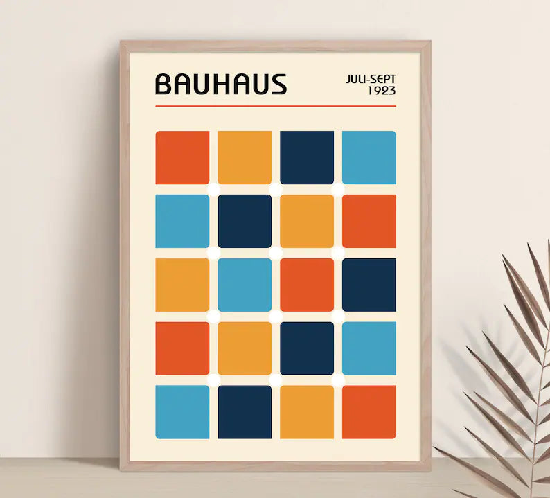 Bauhaus Squares Plakat 2