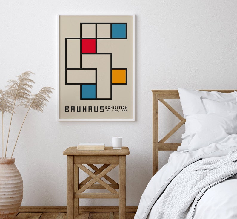 Bauhaus Tetris Plakat - plakatstore