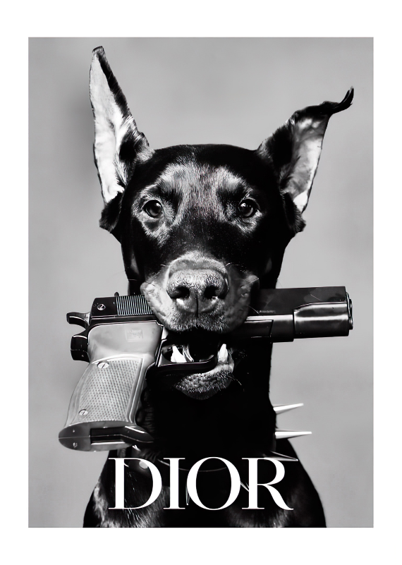 Dior Dobermann Plakat
