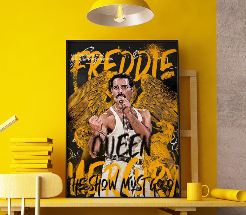 Freddie Mercury Pop Art Plakat