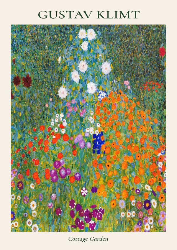 Gustav Klimt Cottage Garden Plakat